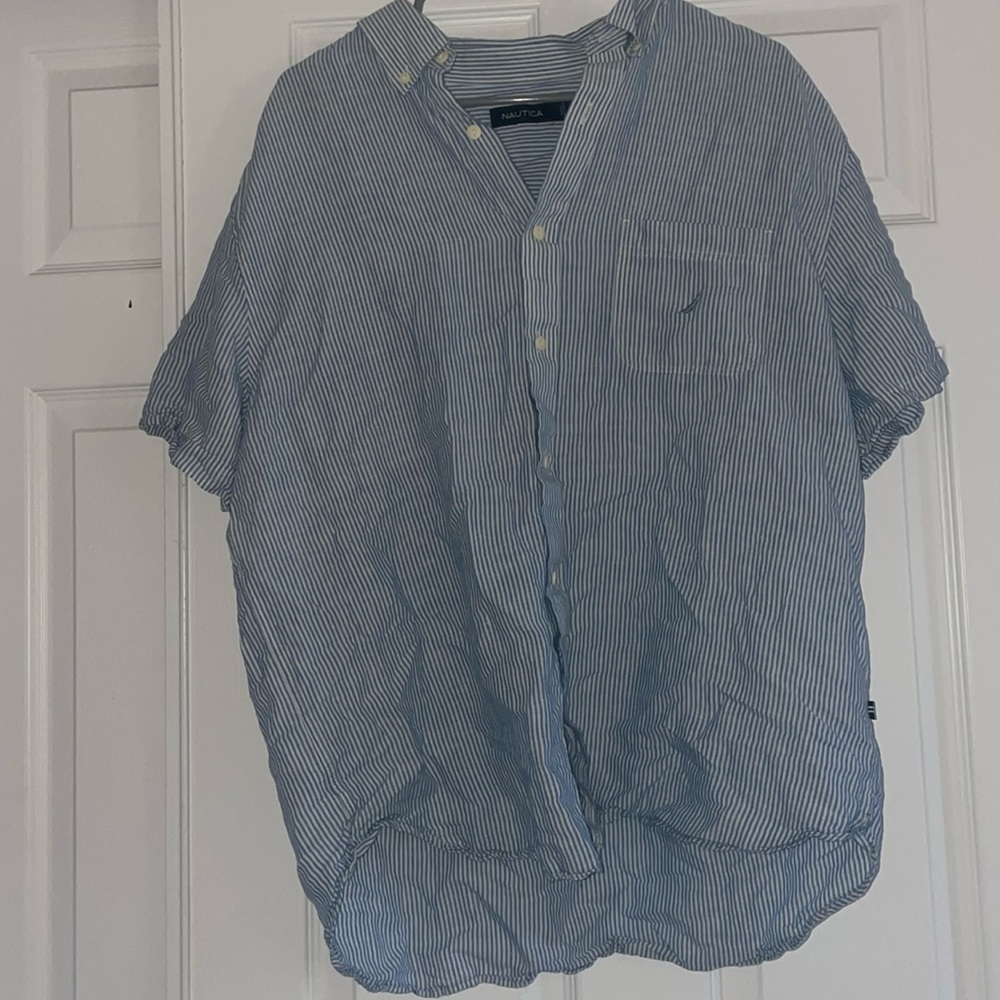 NAUTICA men stripes button down